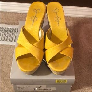 Yellow Jessica Simpson shoes